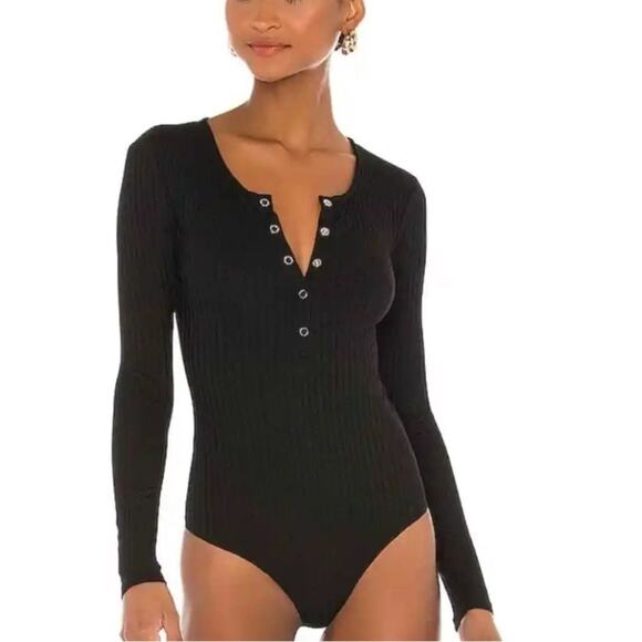 Lovers and Friends Lina Bodysuit in Mocha Size S - Picture 3 of 11